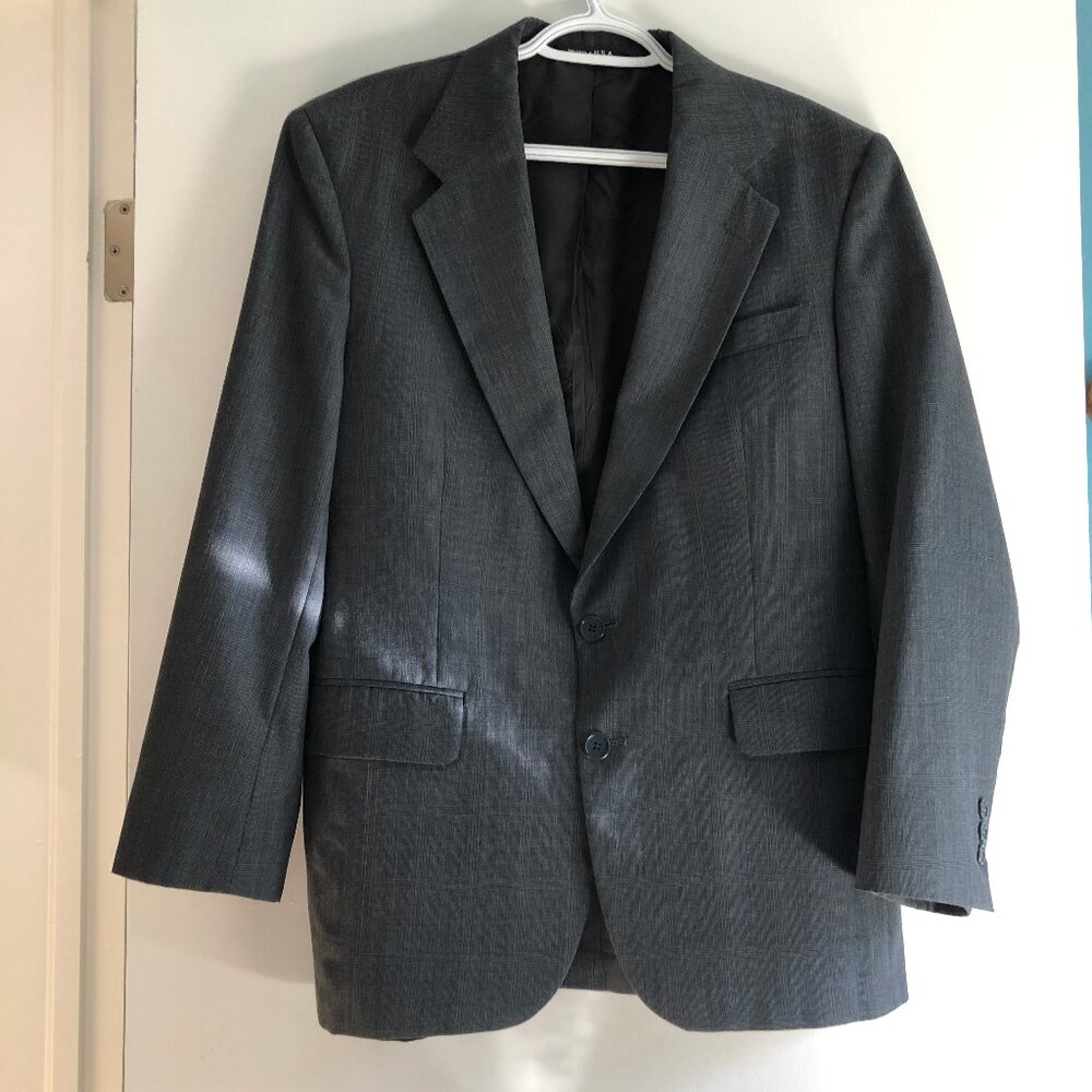Vintage Today's Man Botany 500 Gray Suit Jacket/Blazer - 38 R or S